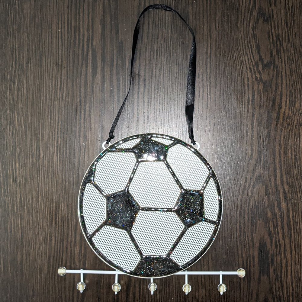 Claire's Soccer Ball Hanging Jewelry Holder